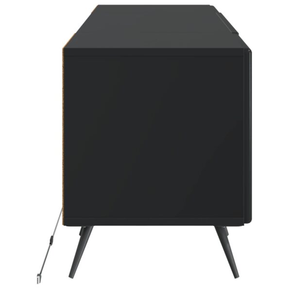 vidaXL LED TV kabinet Čierna Kompozitné drevo – Obrázok 5
