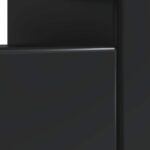 vidaXL LED TV kabinet Čierna Kompozitné drevo – Obrázok 7