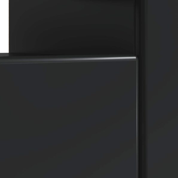 vidaXL LED TV kabinet Čierna Kompozitné drevo – Obrázok 7