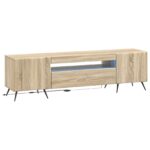 vidaXL LED TV kabinet Dub sonoma Kompozitné drevo