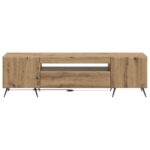 vidaXL LED TV kabinet Dub artisan Kompozitné drevo – Obrázok 4
