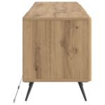 vidaXL LED TV kabinet Dub artisan Kompozitné drevo – Obrázok 5
