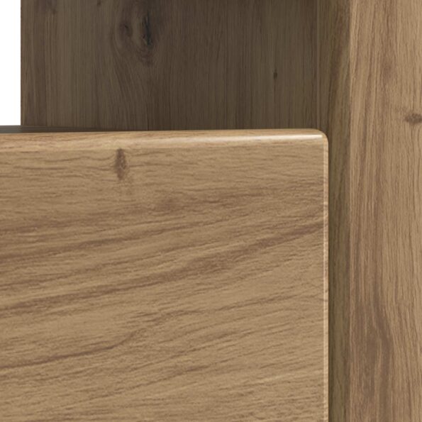 vidaXL LED TV kabinet Dub artisan Kompozitné drevo – Obrázok 7
