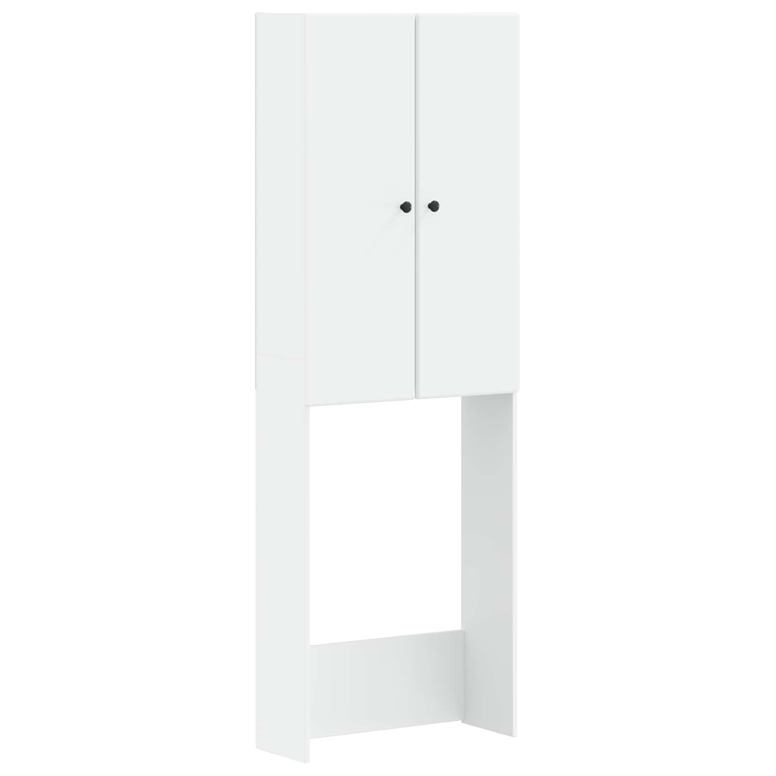 897575_1.jpg vidaXL Toaletná skriňa BREDA Biela 66 x 25,5 x 190 cm Kompozitné drevo – Obrázok 1
