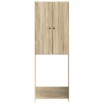 vidaXL Toaletná skriňa BREDA Dub sonoma 66 x 25,5 x 190 cm – Obrázok 3