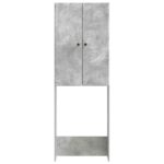 vidaXL Toaletná skriňa BREDA Betónovo sivá 66 x 25,5 x 190 cm – Obrázok 3