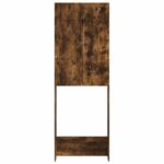 vidaXL Toaletná skriňa BREDA Dymový dub 66 x 25,5 x 190 cm – Obrázok 3