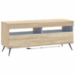 vidaXL LED TV kabinet Dub sonoma Kompozitné drevo