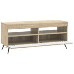 vidaXL LED TV kabinet Dub sonoma Kompozitné drevo – Obrázok 3
