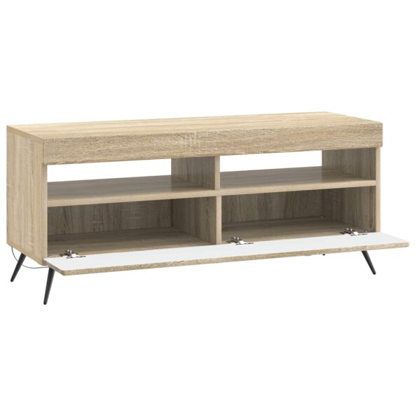 vidaXL LED TV kabinet Dub sonoma Kompozitné drevo – Obrázok 3