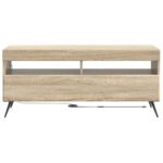 vidaXL LED TV kabinet Dub sonoma Kompozitné drevo – Obrázok 4