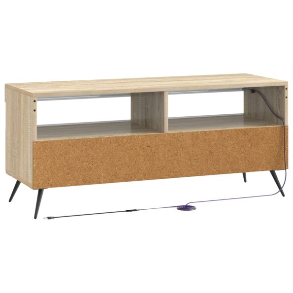 vidaXL LED TV kabinet Dub sonoma Kompozitné drevo – Obrázok 6