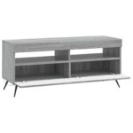 vidaXL LED TV kabinet Sivý Sonoma Kompozitné drevo – Obrázok 3