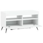 vidaXL LED TV kabinet Biela Kompozitné drevo – Obrázok 3