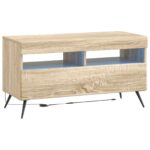 vidaXL LED TV kabinet Dub sonoma Kompozitné drevo
