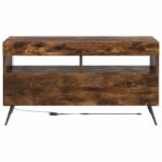 vidaXL LED TV kabinet Dymový dub Kompozitné drevo – Obrázok 4