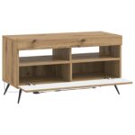 vidaXL LED TV kabinet Dub artisan Kompozitné drevo – Obrázok 3
