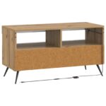 vidaXL LED TV kabinet Dub artisan Kompozitné drevo – Obrázok 6