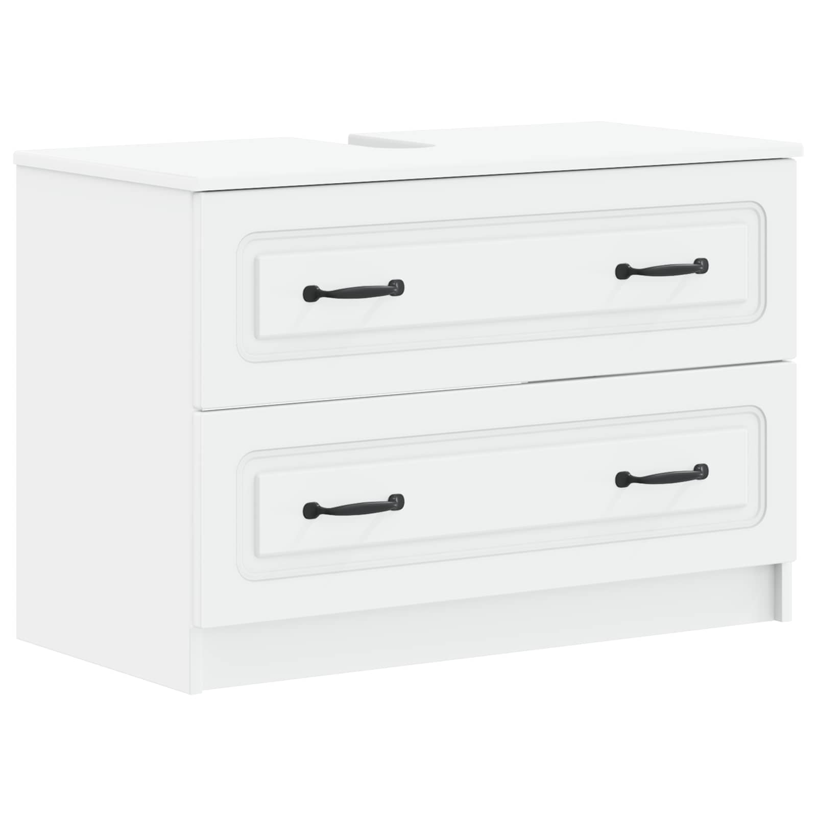 897675_1.jpg vidaXL Kúpeľňová skrinka pod umývadlo UTRECHT Biela 82 x 41 x 56 cm – Obrázok 1