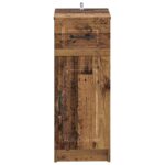 vidaXL Kúpeľňová úložná skriňa UTRECHT Staré drevo 30 x 31 x 77 cm – Obrázok 3