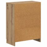 vidaXL Kúpeľňová úložná skriňa UTRECHT Dub artisan 59,5 x 31 x 77 cm – Obrázok 5