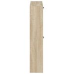 vidaXL Nástenný botník UTRECHT 71 x 17 x 86 cm Kompozitné drevo – Obrázok 4