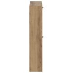 vidaXL Nástenný botník UTRECHT 71 x 17 x 86 cm Kompozitné drevo – Obrázok 4