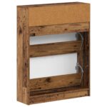 vidaXL Skriňa na topánky UTRECHT 78 x 24 x 100 cm Kompozitné drevo – Obrázok 5