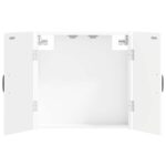 vidaXL Skriňa na terč UTRECHT Biela 52,5 x 10,5 x 53,5 cm