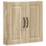 vidaXL Skriňa na terč UTRECHT Dub sonoma 52,5 x 10,5 x 53,5 cm – Obrázok 3