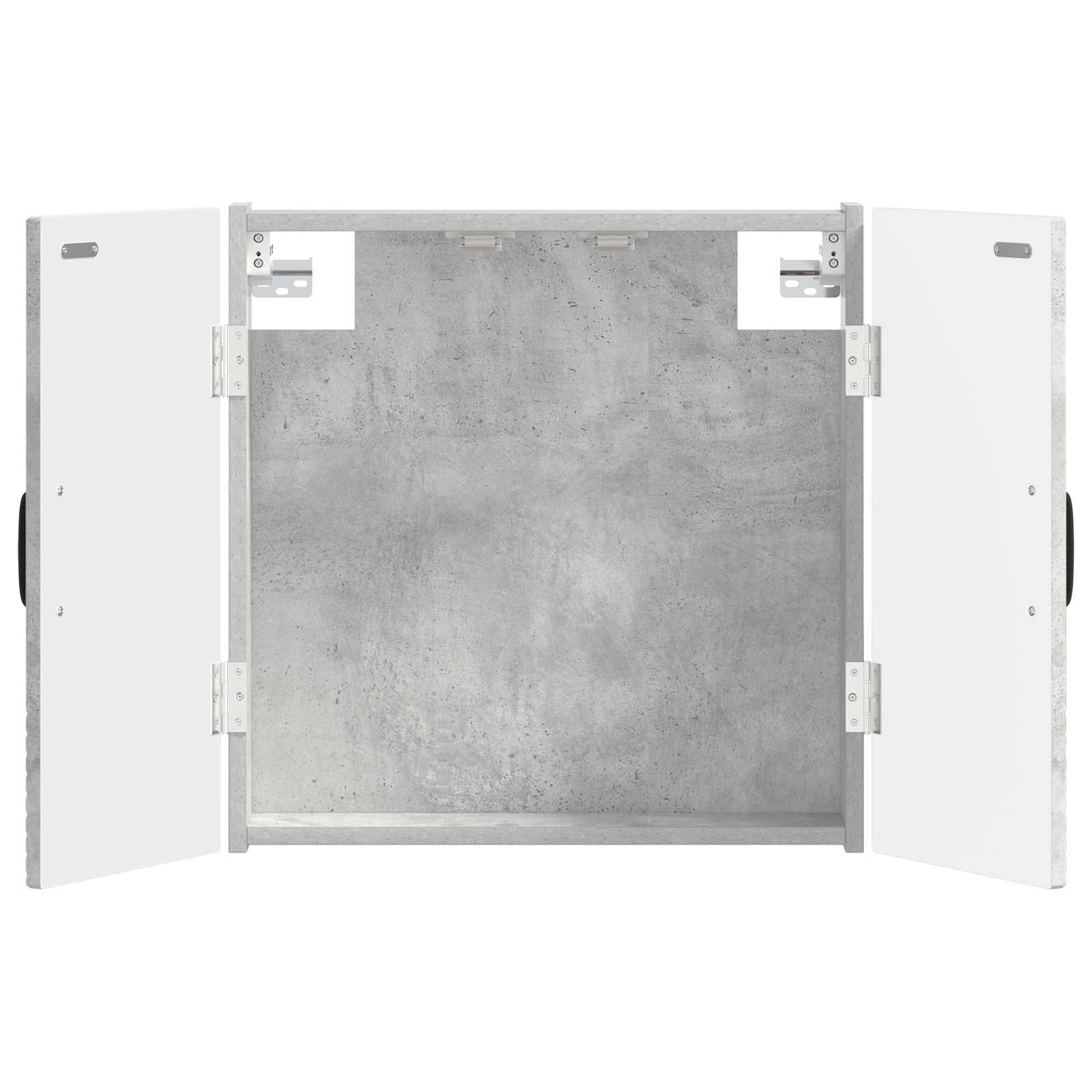 897768_1.jpg vidaXL Skriňa na terč UTRECHT Betónovo sivá 52,5 x 10,5 x 53,5 cm – Obrázok 1
