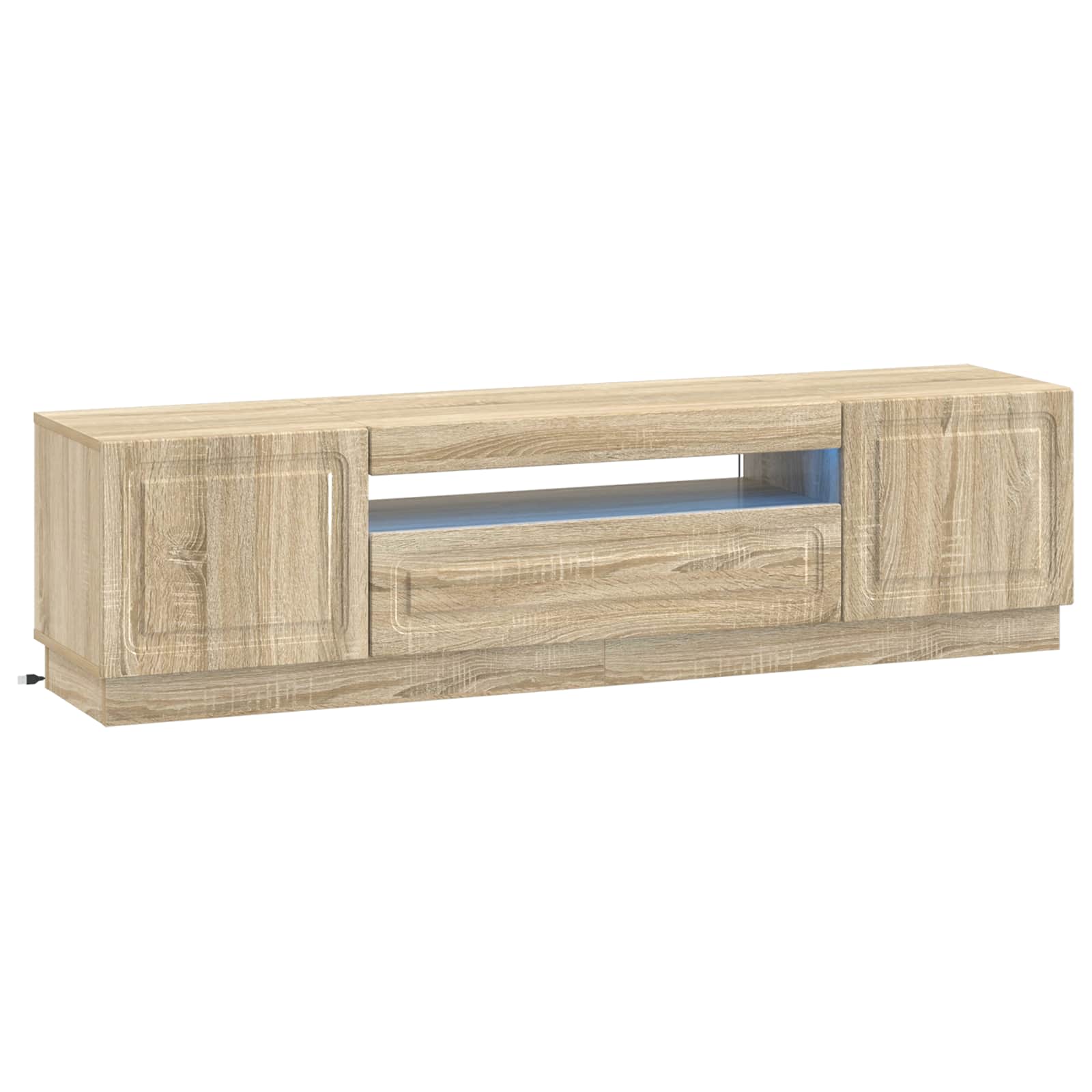 897787_1.jpg vidaXL LED TV kabinet Dub sonoma Kompozitné drevo – Obrázok 1
