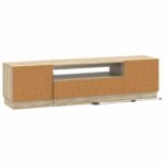 vidaXL LED TV kabinet Dub sonoma Kompozitné drevo – Obrázok 6