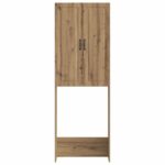 vidaXL Toaletná skriňa UTRECHT Dub artisan 66 x 25,5 x 190 cm – Obrázok 3