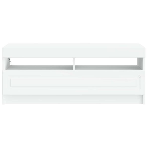 vidaXL LED TV kabinet Biela Kompozitné drevo – Obrázok 4