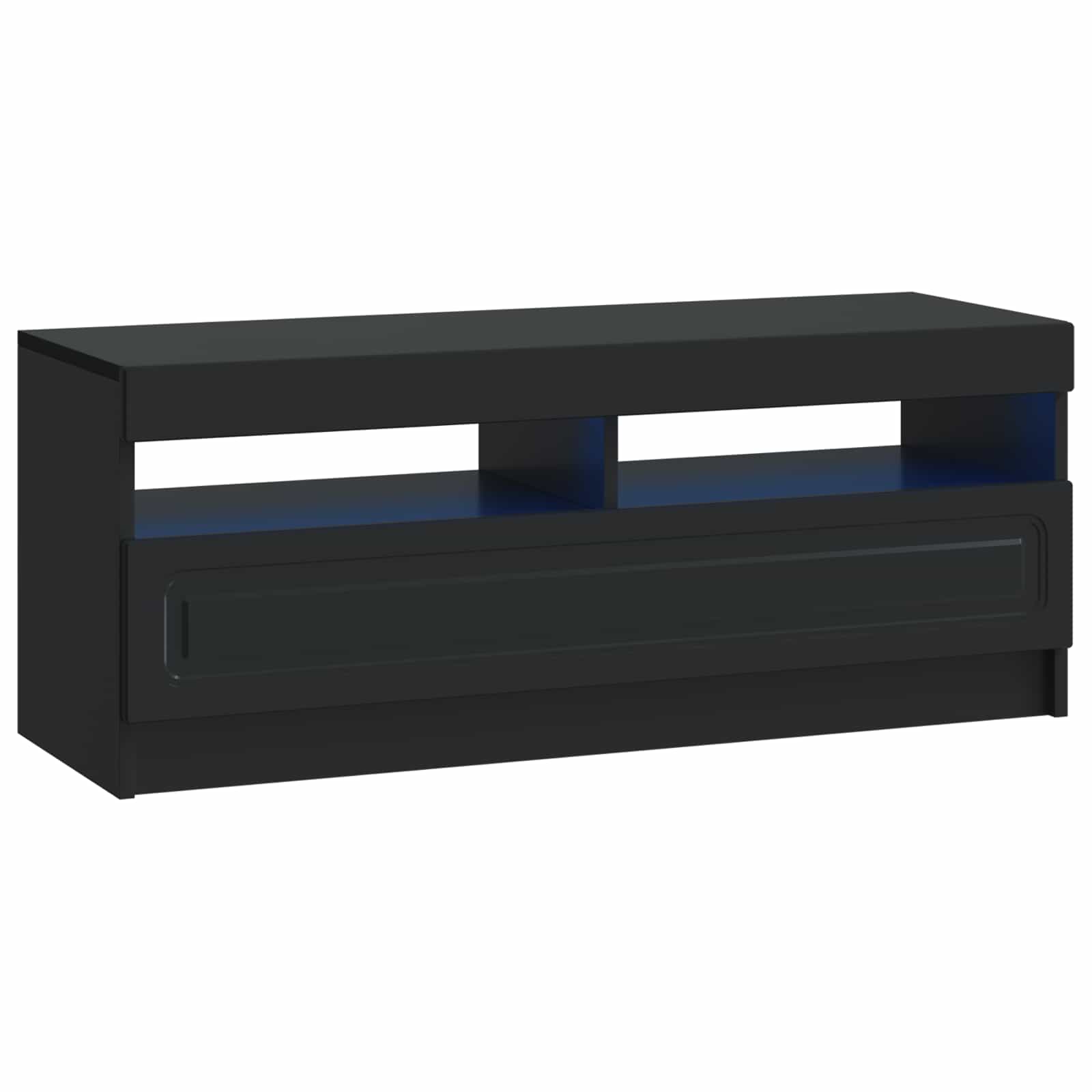 897866_1.jpg vidaXL LED TV kabinet Čierna Kompozitné drevo – Obrázok 1