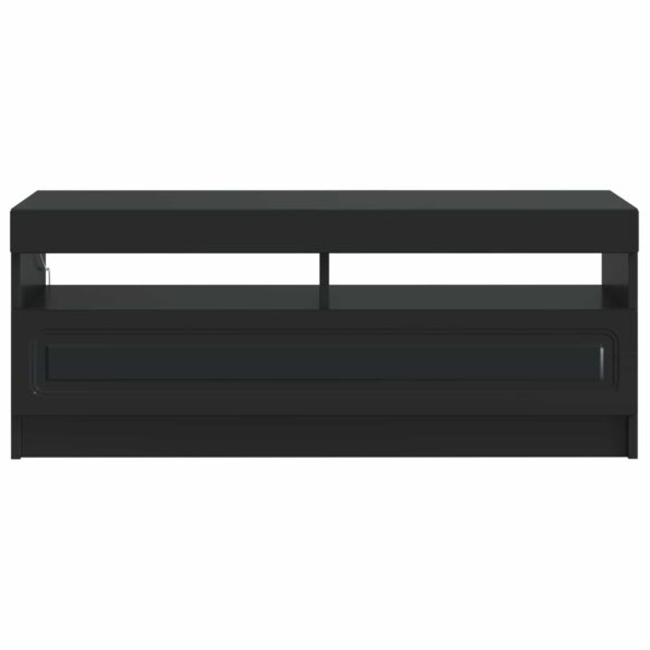 vidaXL LED TV kabinet Čierna Kompozitné drevo – Obrázok 4