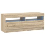 vidaXL LED TV kabinet Dub sonoma Kompozitné drevo