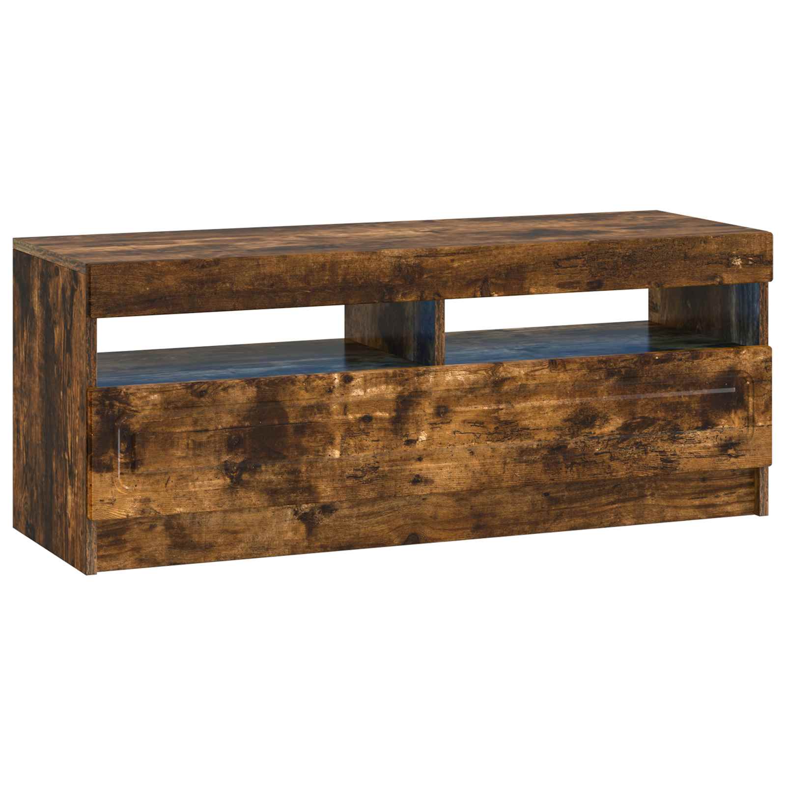 897870_1.jpg vidaXL LED TV kabinet Dymový dub Kompozitné drevo – Obrázok 1