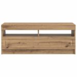 vidaXL LED TV kabinet Dub artisan Kompozitné drevo – Obrázok 4