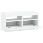 vidaXL LED TV kabinet Biela Kompozitné drevo – Obrázok 3