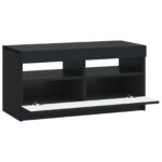 vidaXL LED TV kabinet Čierna Kompozitné drevo – Obrázok 3
