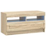 vidaXL LED TV kabinet Dub sonoma Kompozitné drevo
