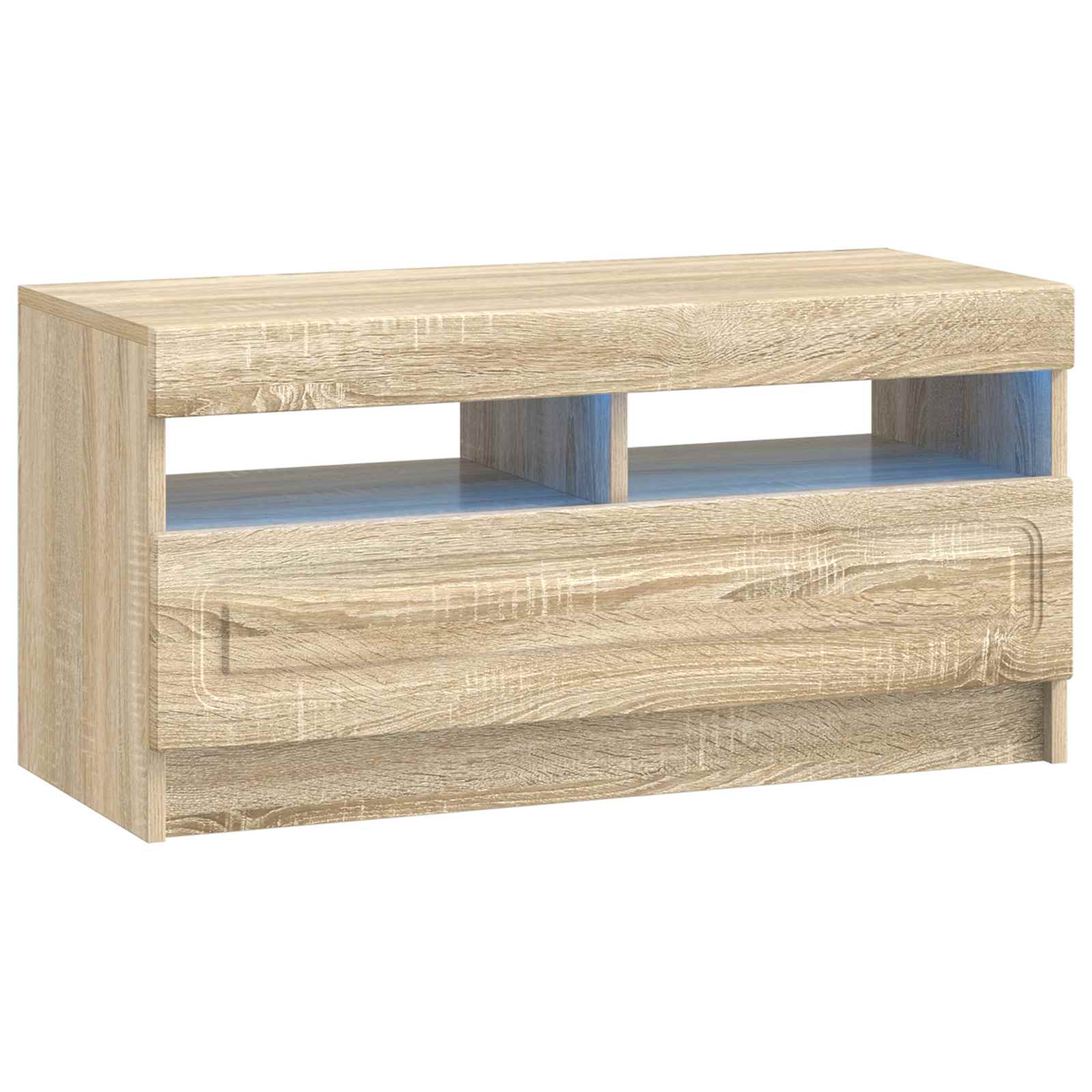 897877_1.jpg vidaXL LED TV kabinet Dub sonoma Kompozitné drevo – Obrázok 1