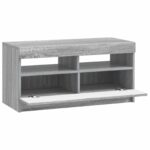 vidaXL LED TV kabinet Sivý Sonoma Kompozitné drevo – Obrázok 3
