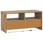 vidaXL LED TV kabinet Dub artisan Kompozitné drevo – Obrázok 6