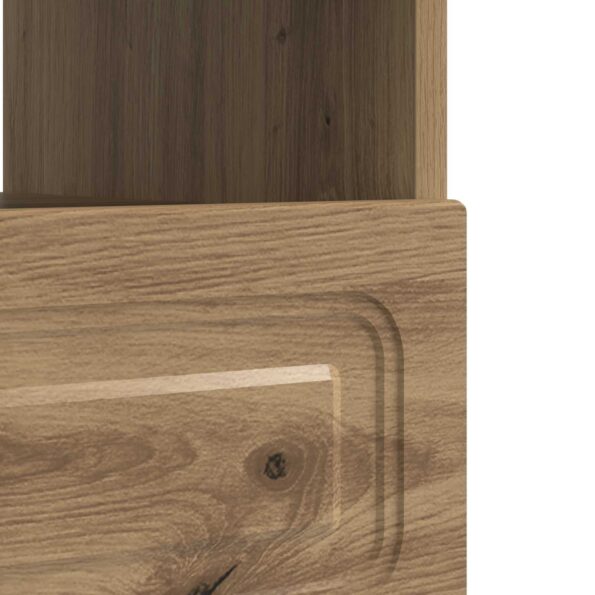 vidaXL LED TV kabinet Dub artisan Kompozitné drevo – Obrázok 7