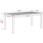 vidaXL Konferenčný stolík Biela 50 x 100,5 x 45 cm – Obrázok 7