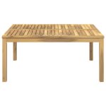 vidaXL Konferenčný stolík Biela 100 x 100,5 x 45 cm – Obrázok 2
