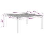 vidaXL Konferenčný stolík Biela 100 x 100,5 x 45 cm – Obrázok 6